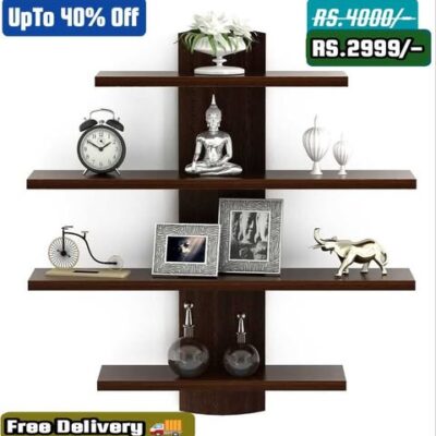 JR WALL SHELF brown