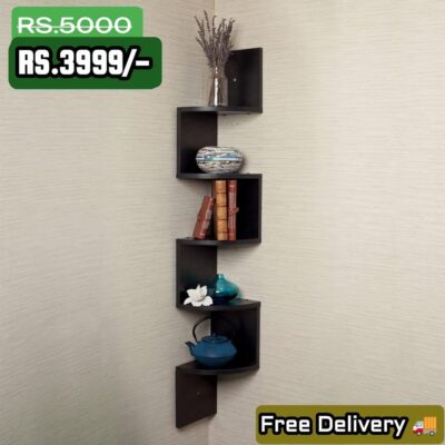 CORNER SHELF BLACK