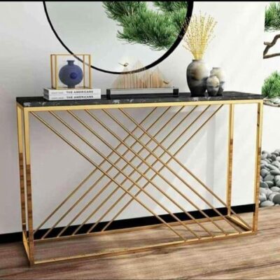 X Shape TV Console Table
