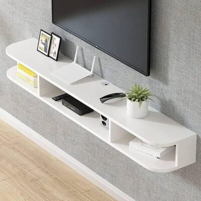 Zeezo TV Console WHITE color