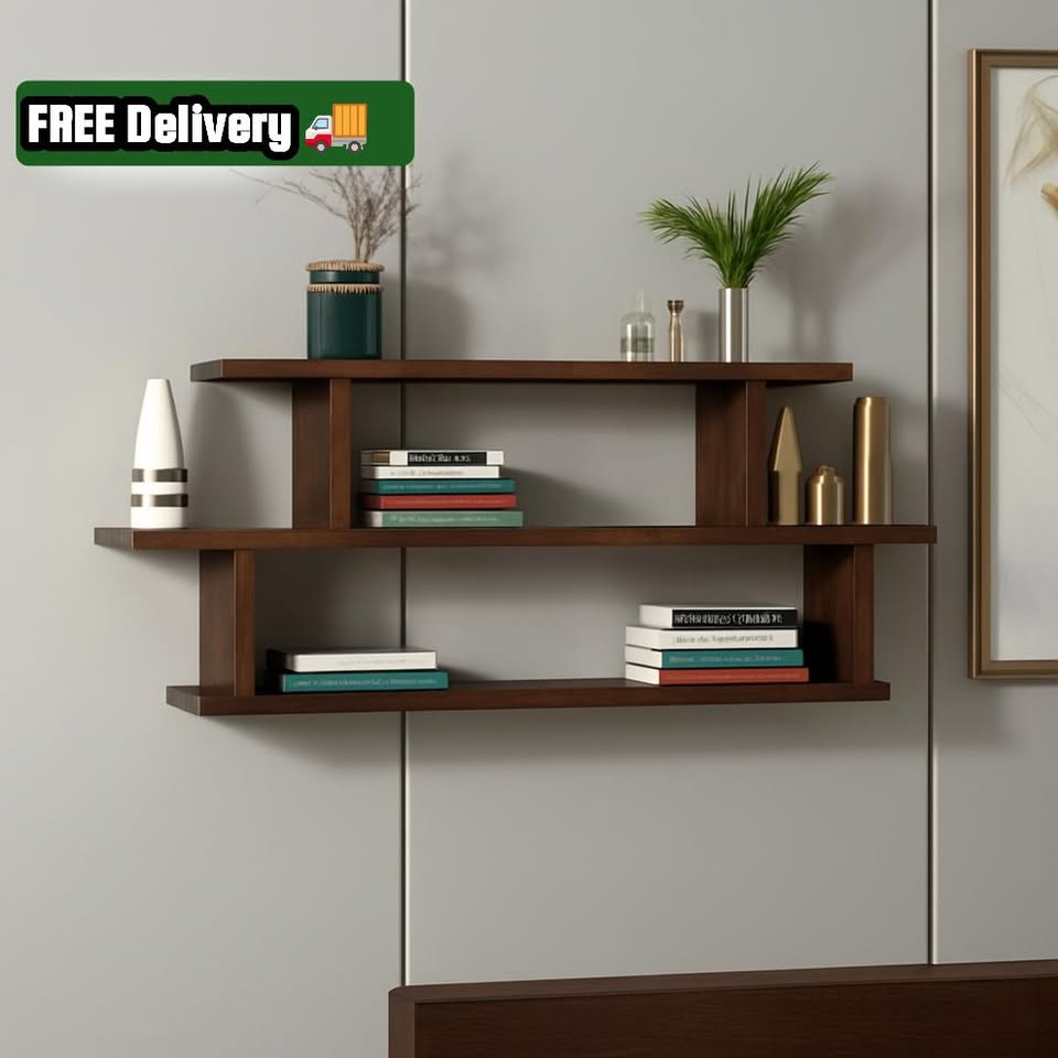 Hazal wall shelf Brown