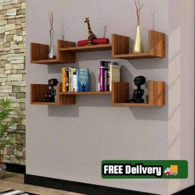 Alozay shelf Brown (set of 2)