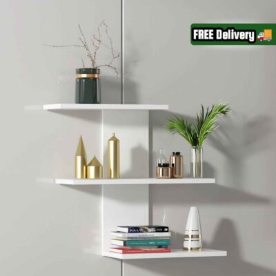 Tiyra white shelf