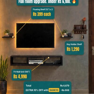 TV console deal 1 black